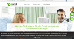 Desktop Screenshot of profil-forschung.de
